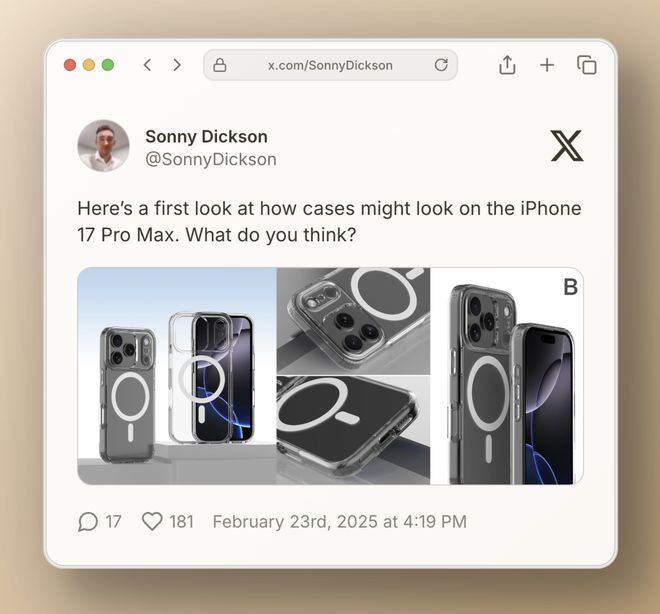 o或将重点升级功能保护壳渲染图曝光！m6米乐注册iPhone 17 Pr(图4)